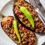 Turkish Stuffed Eggplant (Karniyarik) Recipe