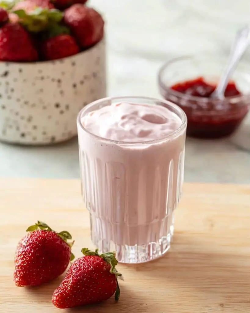 Easy Strawberry Cold Foam (2 Ways!) Recipe