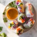 Fresh Spring Rolls with Peanut Sauce Recipe