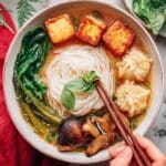 Vegan Hot and Sour Soup (Bún Thái) Recipe