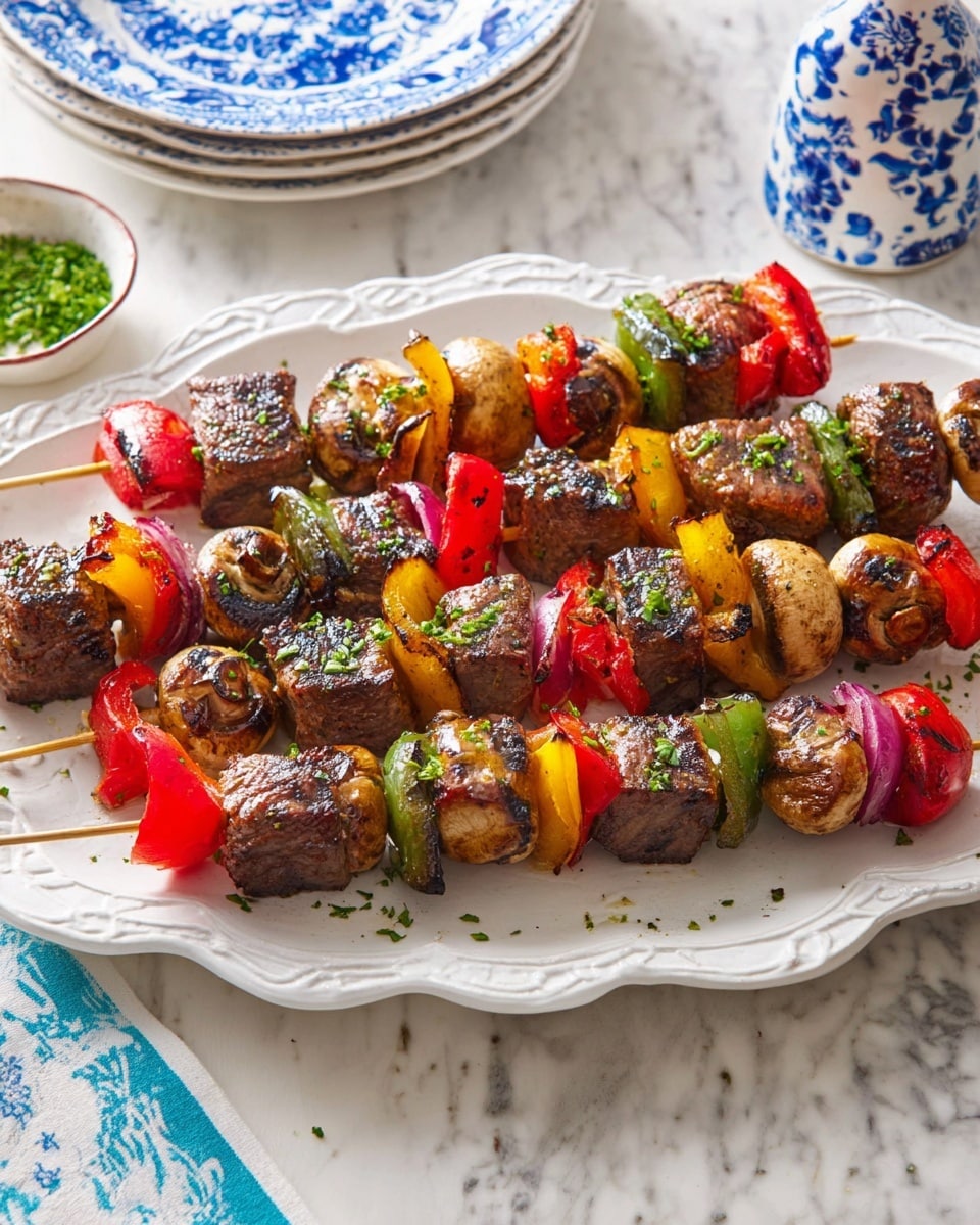Beef Kebab Marinade with Balsamic and Worcestershire Sauce Recipe