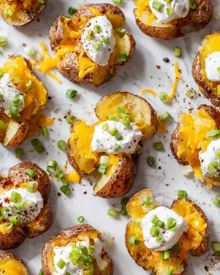 Loaded Smashed Potatoes Recipe