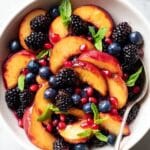Summer Peach Fruit Salad Recipe