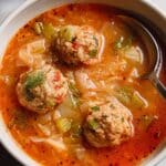 Easy Cabbage Meatball Soup Recipe
