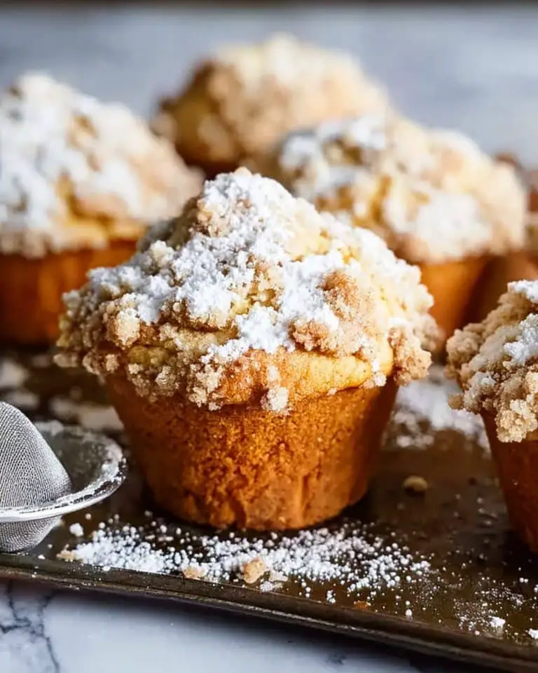 Pumpkin Spice Muffins with Streusel Topping Recipe
