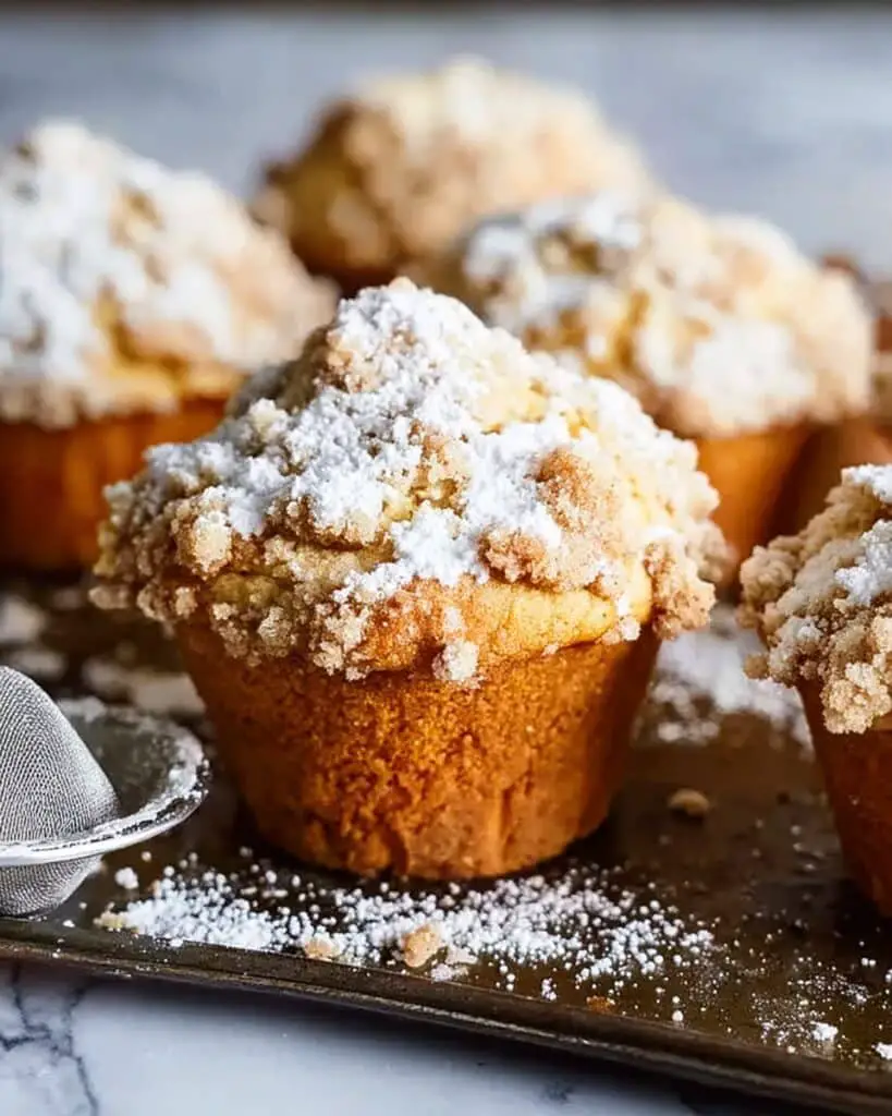 Pumpkin Spice Muffins with Streusel Topping Recipe