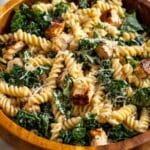 Kale Chicken Caesar Pasta Salad Recipe