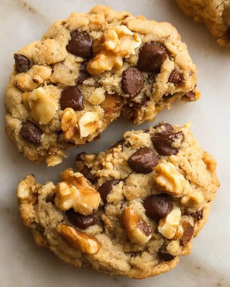 Almond Flour Cookies with Dark Chocolate Chips and Walnuts Recipe