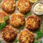 Cheesy Chicken Fritters with Dill and Mozzarella Recipe