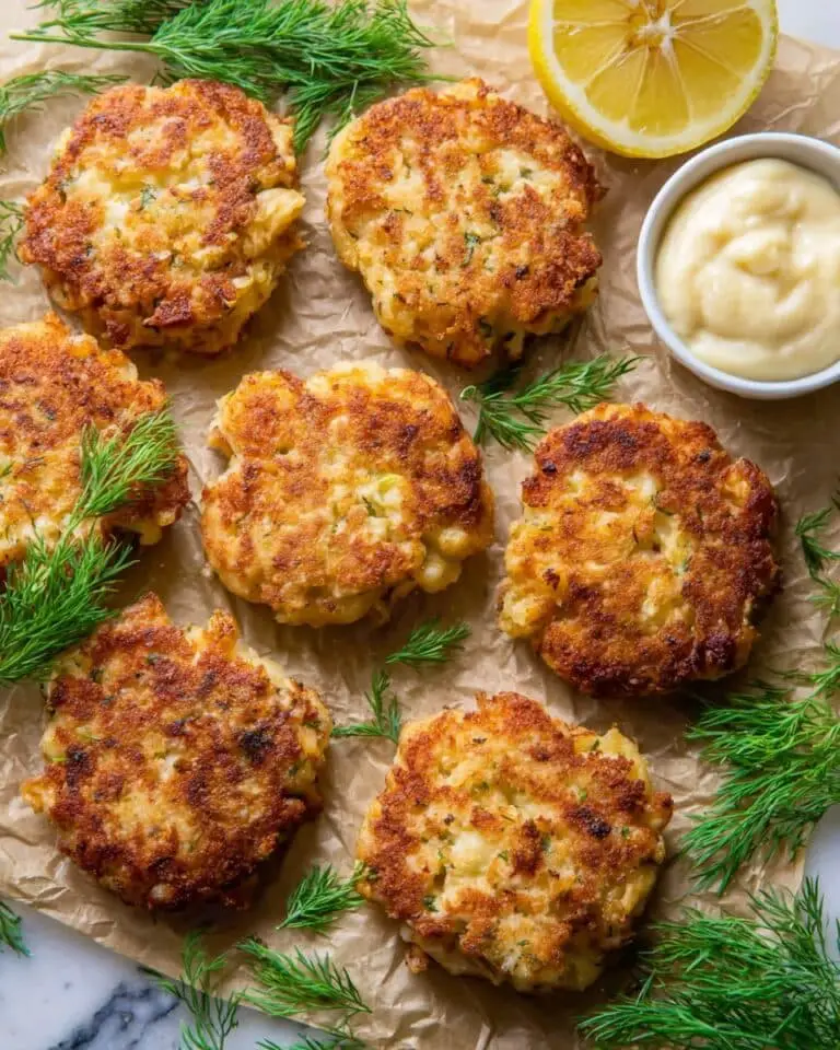 Cheesy Chicken Fritters with Dill and Mozzarella Recipe