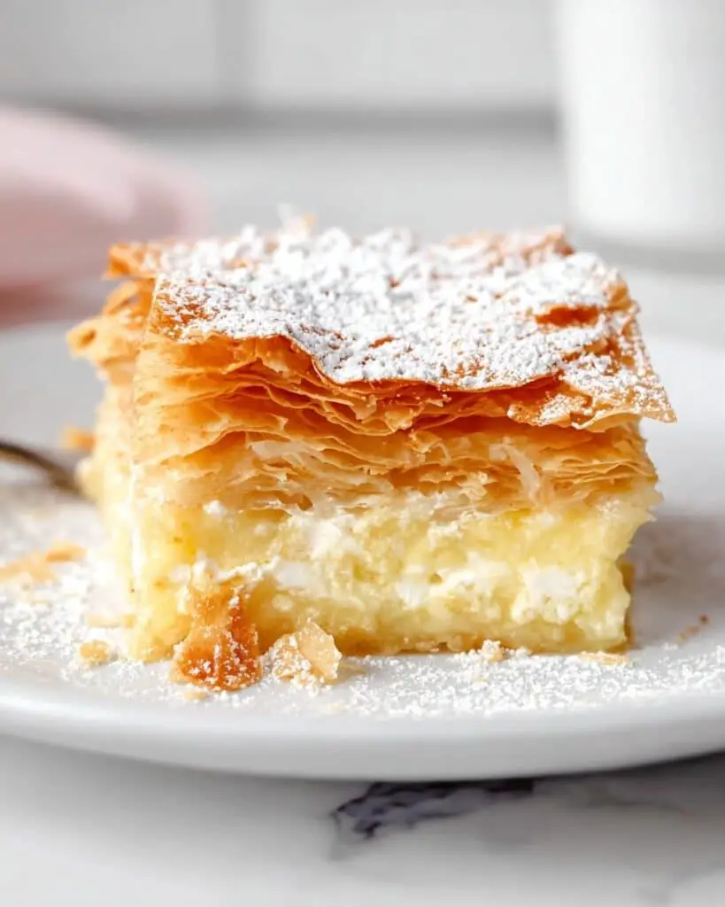 Bougatsa: Greek Custard-Filled Filo Pastry Recipe