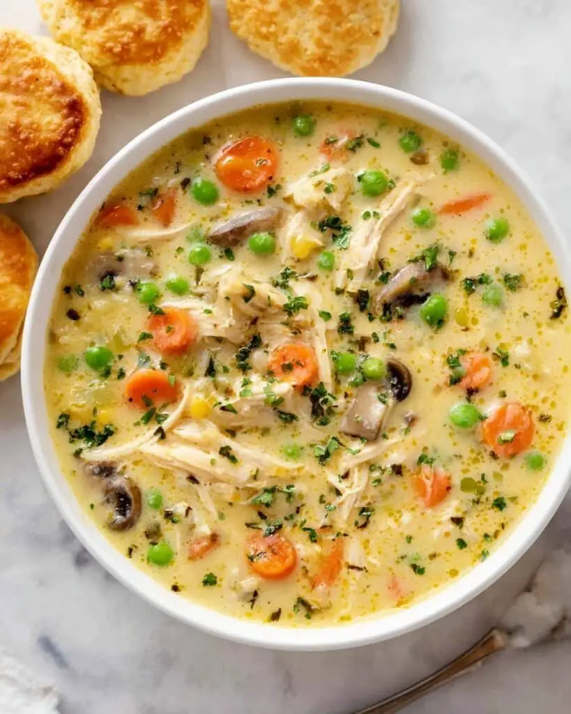 Chicken Pot Pie Soup Recipe