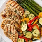 Grilled Garlic and Herb Chicken and Veggies Recipe