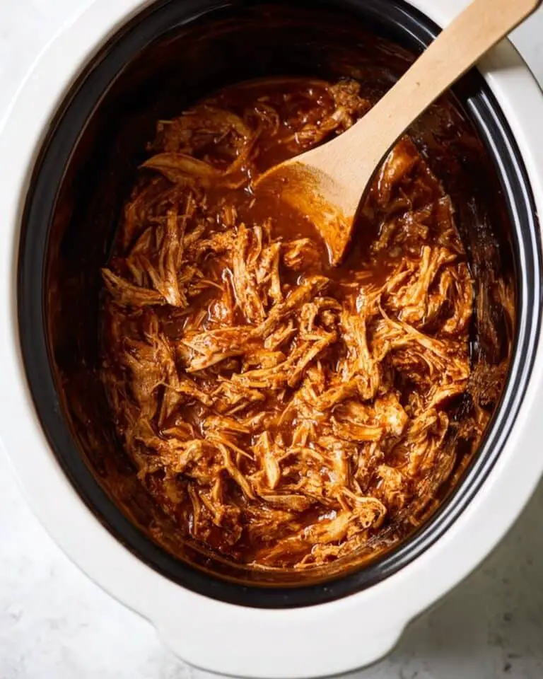 The Best Crockpot BBQ Chicken (Easy Pulled Chicken) Recipe