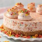 No-Bake Fruity Pebbles Cheesecake Recipe
