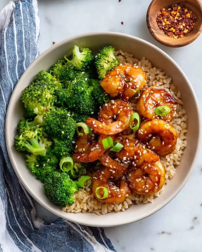 Honey Garlic Shrimp Skillet Recipe