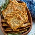 Rosemary Sea Salt Crackers Recipe