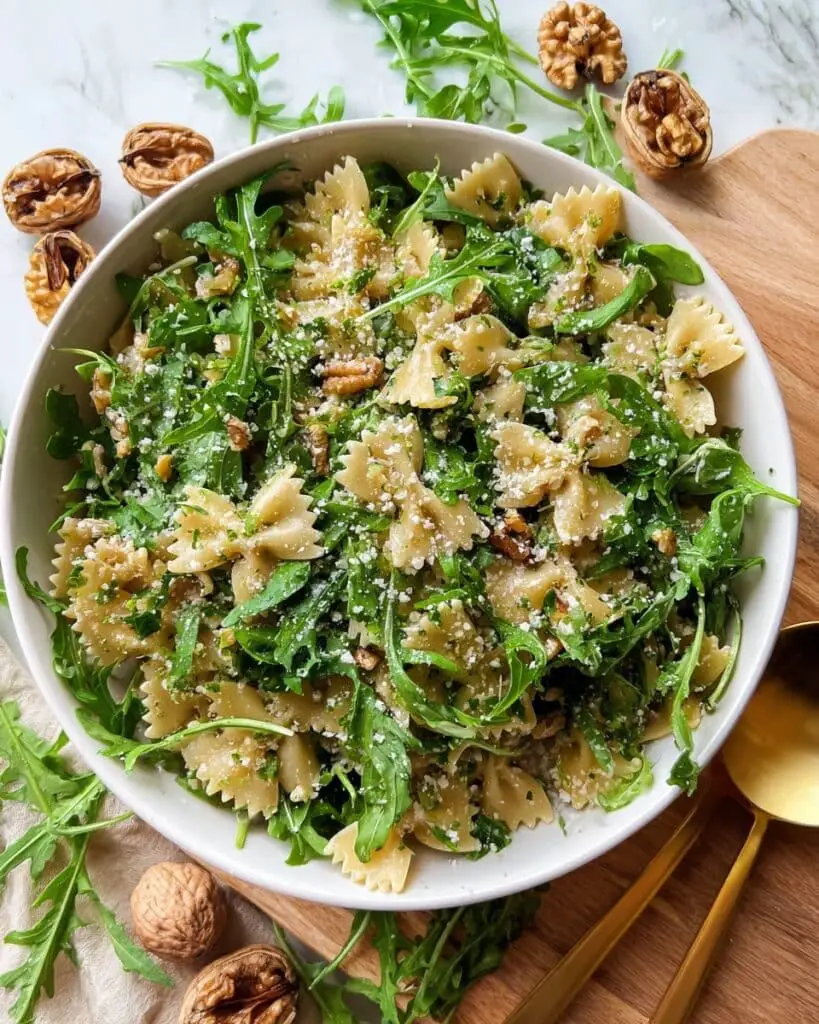 Lemon Arugula Pasta Salad Recipe