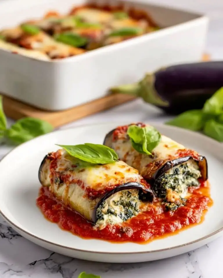 Healthy Eggplant Rollatini Recipe