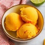 Creamy Mango Sorbet Recipe