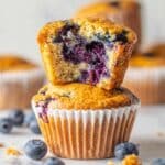 Cottage Cheese Blueberry Muffins Recipe