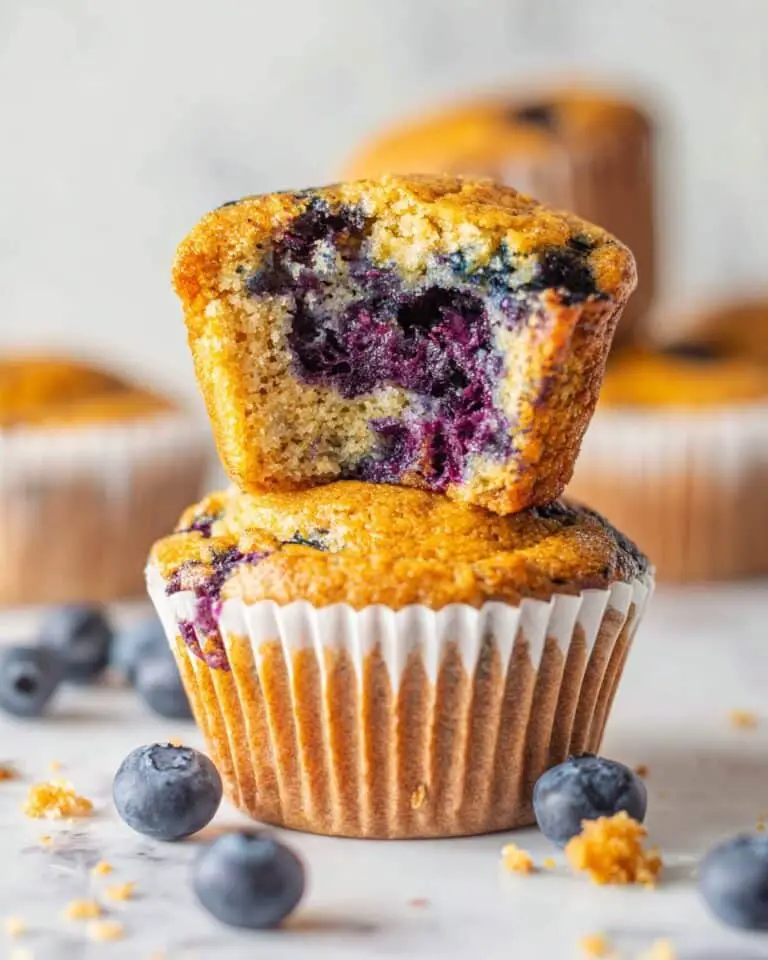 Cottage Cheese Blueberry Muffins Recipe