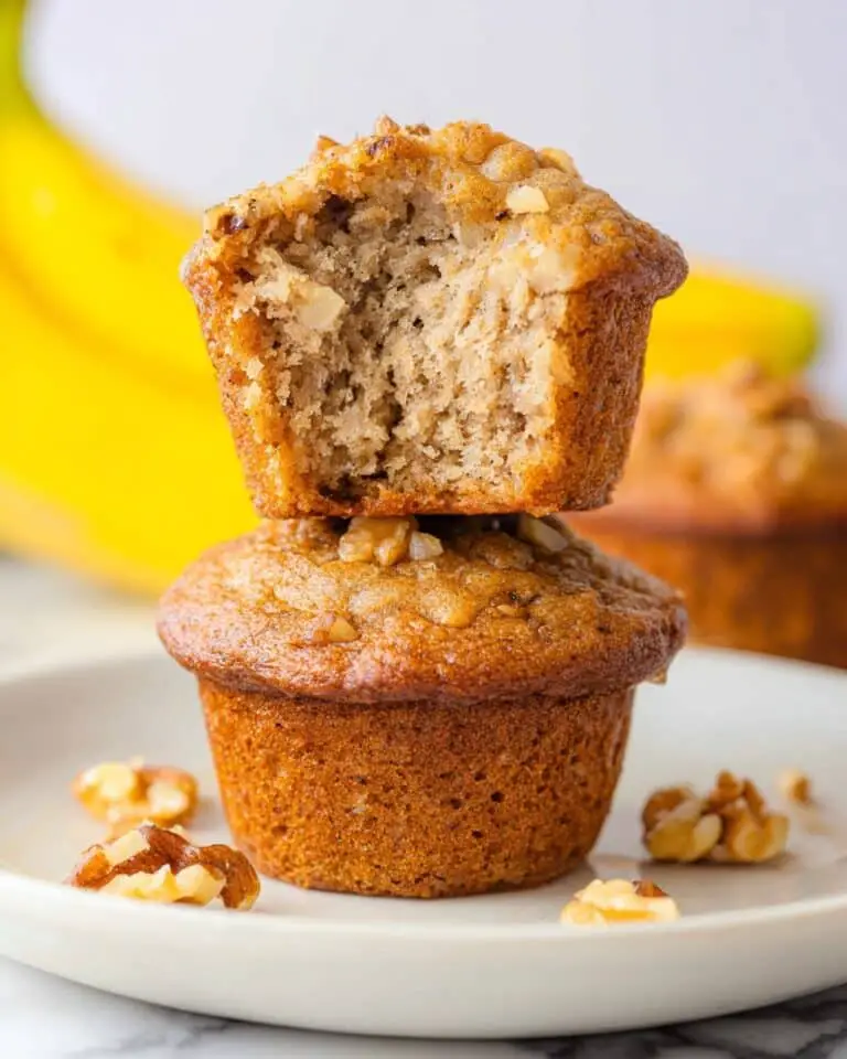 Banana Cottage Cheese Muffins Recipe