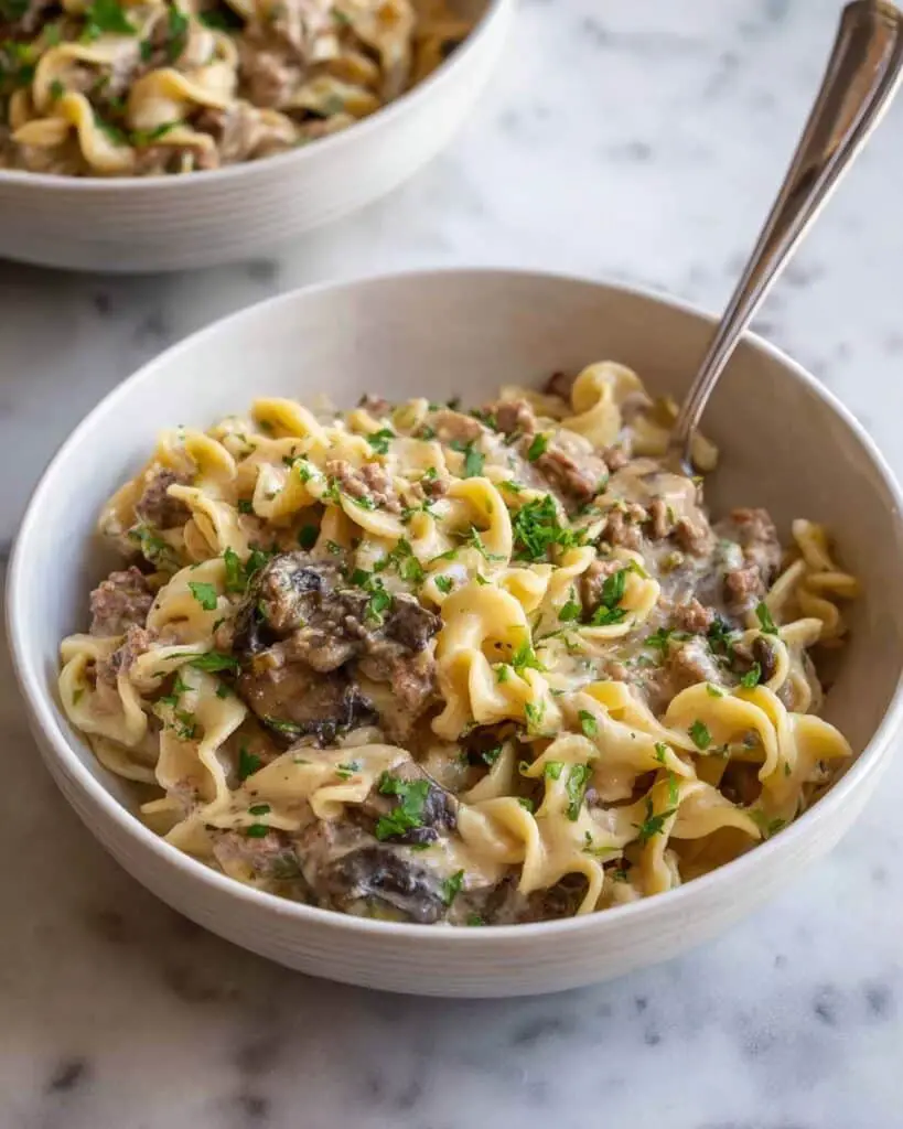 Easy Instant Pot Beef Stroganoff Recipe