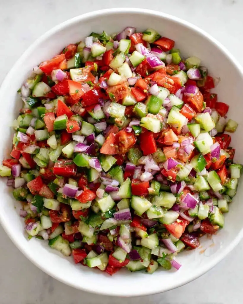 Persian Shirazi Salad Recipe