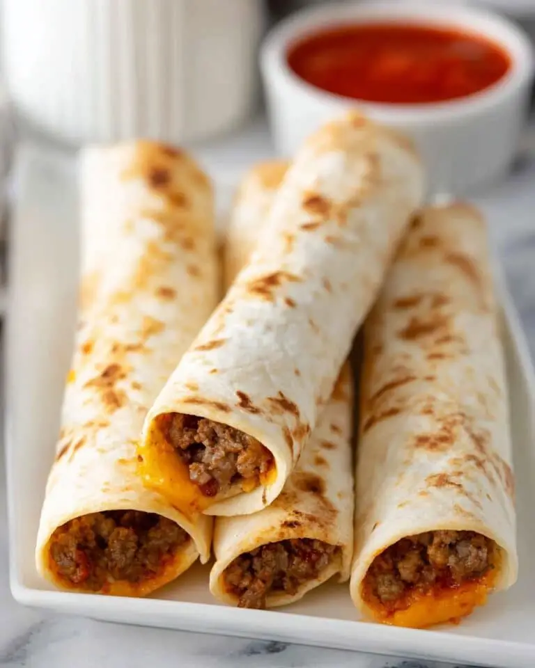 Baked Beef Taquitos Recipe