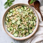 Chickpea Cucumber Feta Salad Recipe