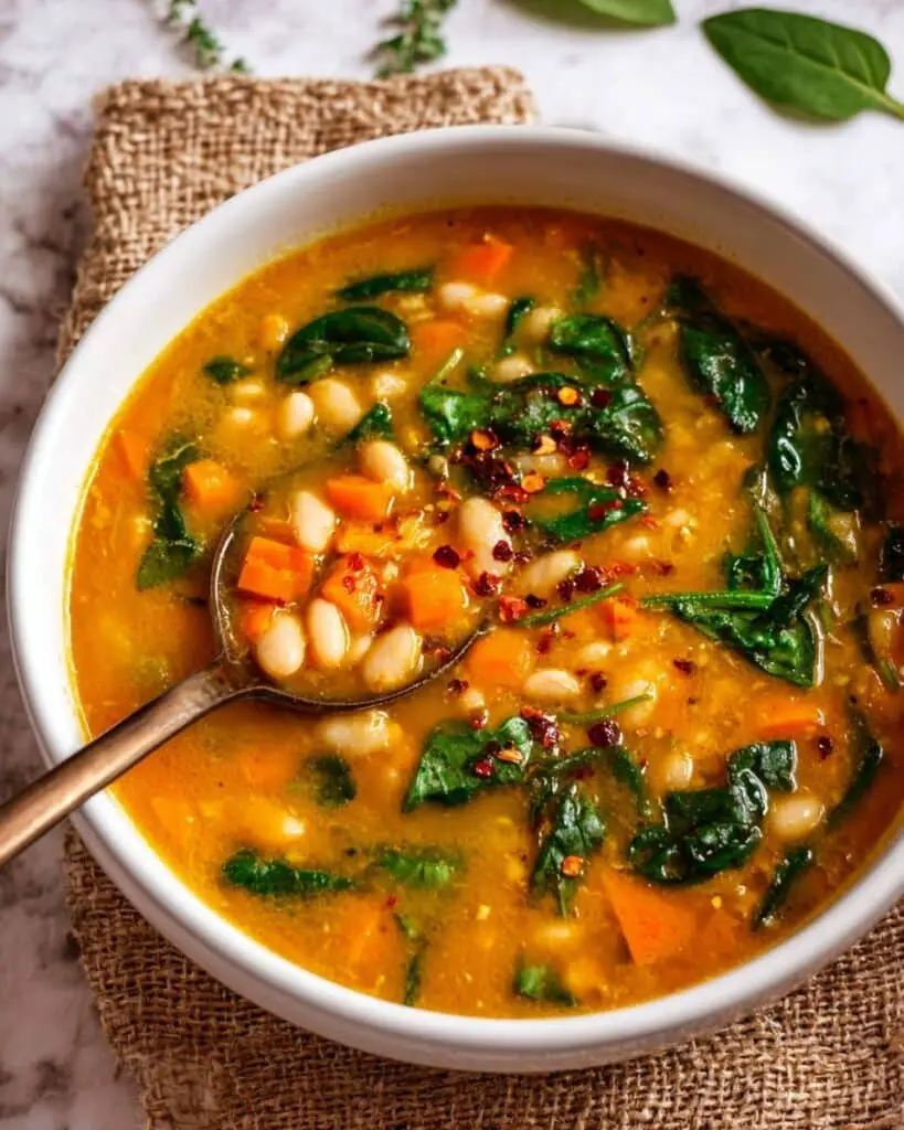 Tuscan White Bean Soup Recipe