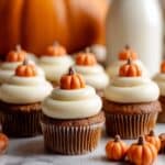 Pumpkin Cupcakes with Brown Sugar Cream Cheese Frosting Recipe