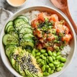 Spicy Salmon Sushi Bowl Recipe