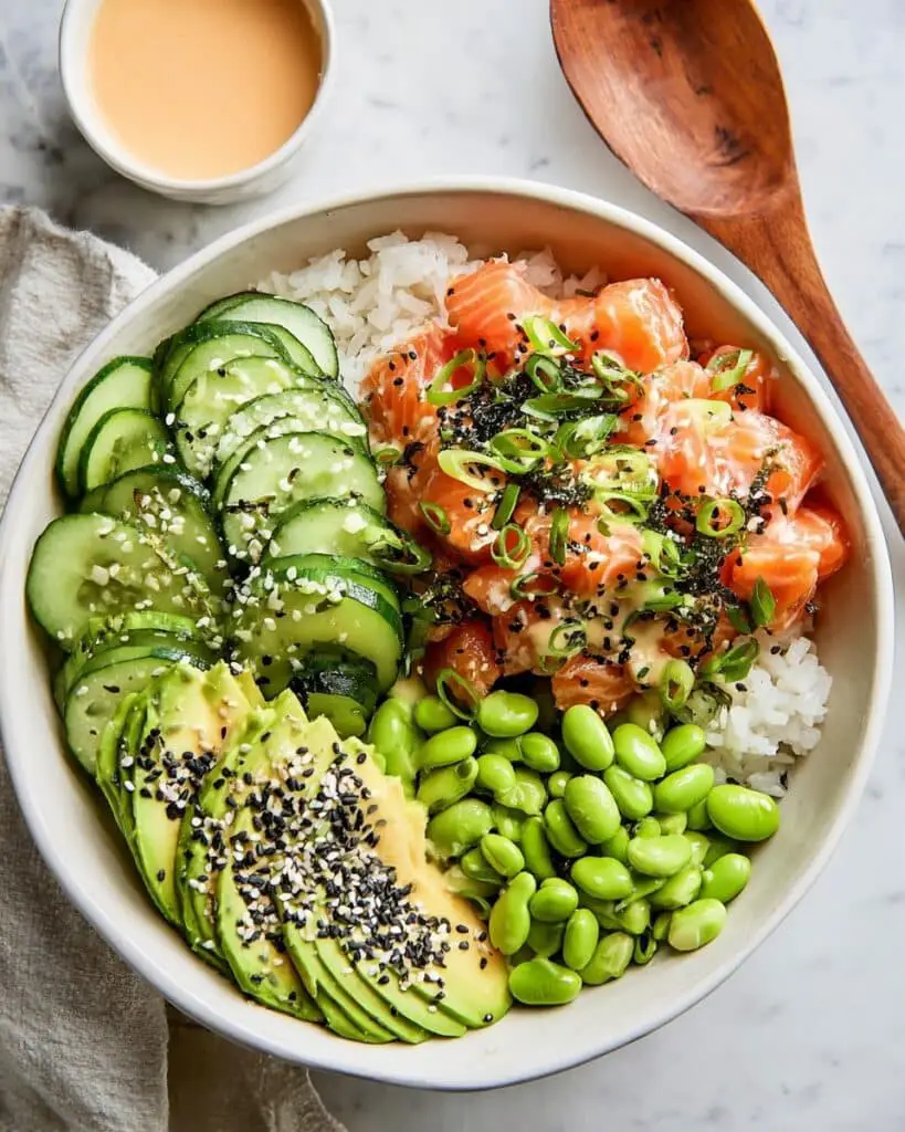 Spicy Salmon Sushi Bowl Recipe