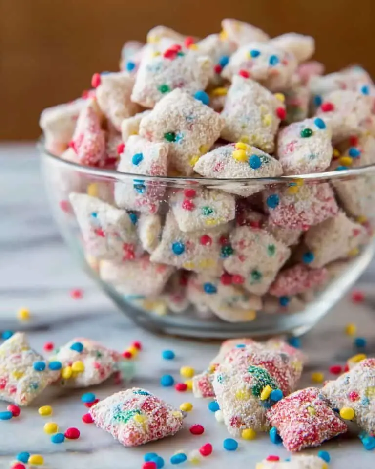 Cake Batter Puppy Chow Recipe