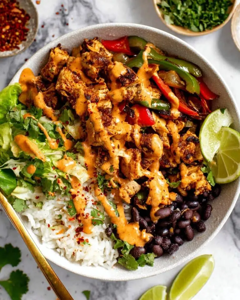 Chicken Fajita Bowl Recipe