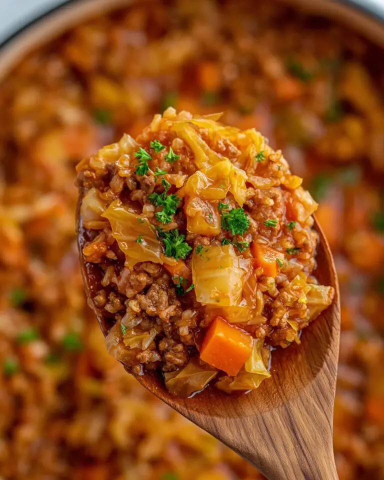 Easy Cabbage Roll Soup Recipe