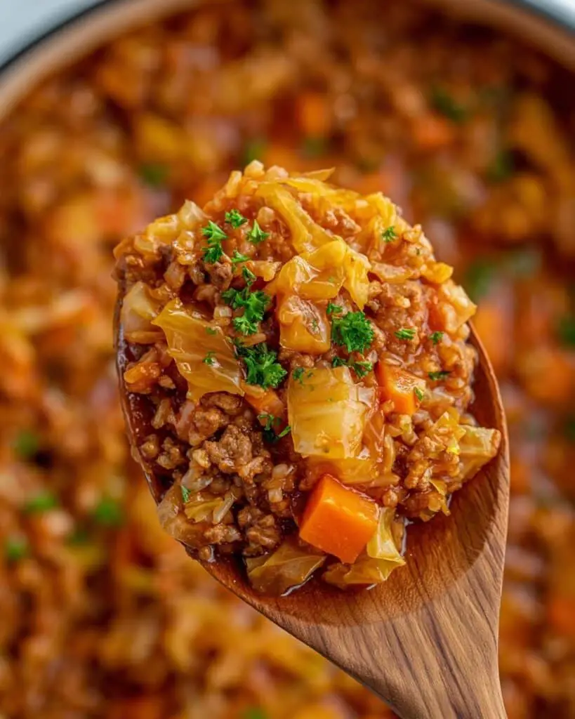 Easy Cabbage Roll Soup Recipe