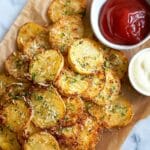 Healthy Parmesan Roasted Potatoes Recipe