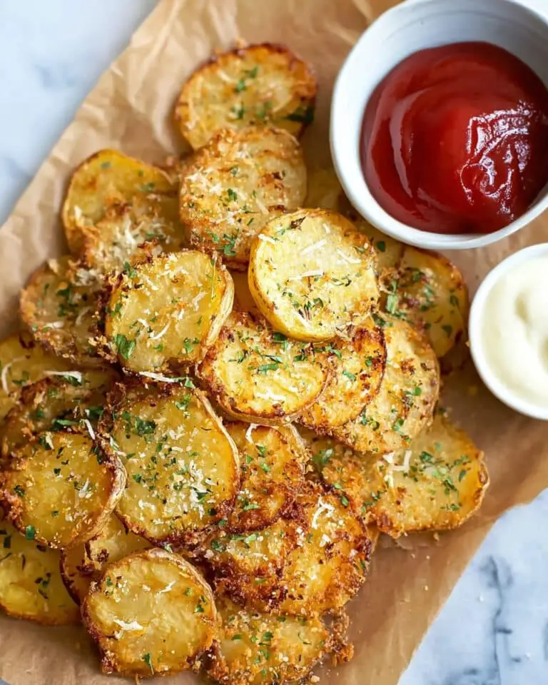 Healthy Parmesan Roasted Potatoes Recipe