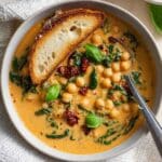 Creamy Tuscan Chickpea Soup Recipe