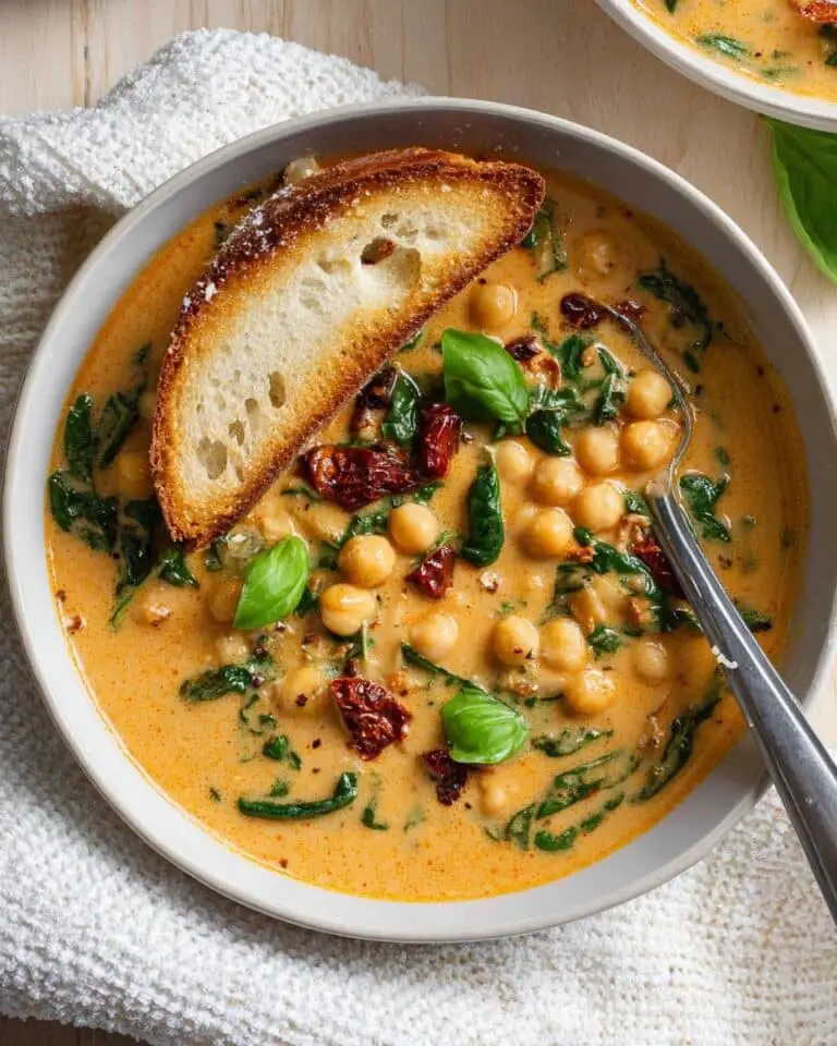 Creamy Tuscan Chickpea Soup Recipe