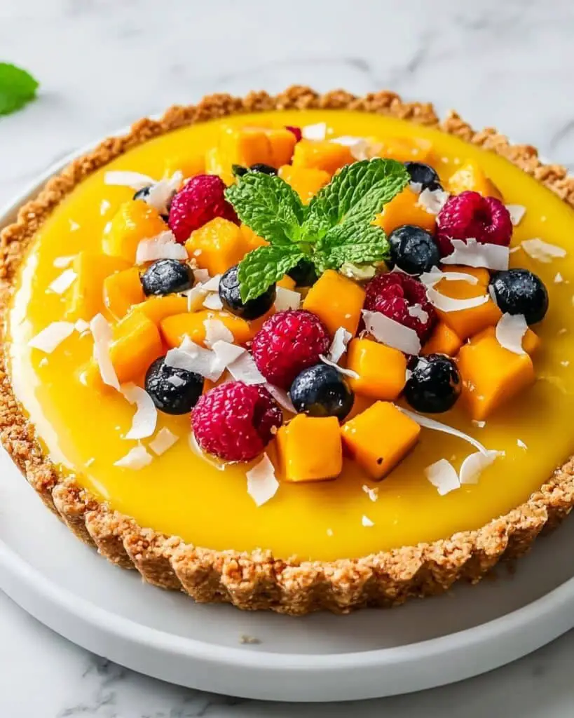 Mango Curd Tart Recipe