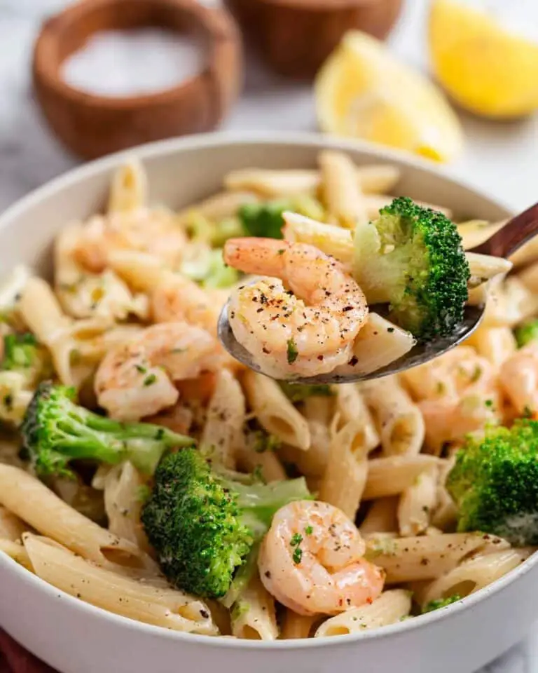 Shrimp & Broccoli Pasta Recipe