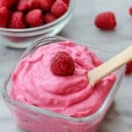 Low Calorie Raspberry Greek Yogurt Froyo Recipe