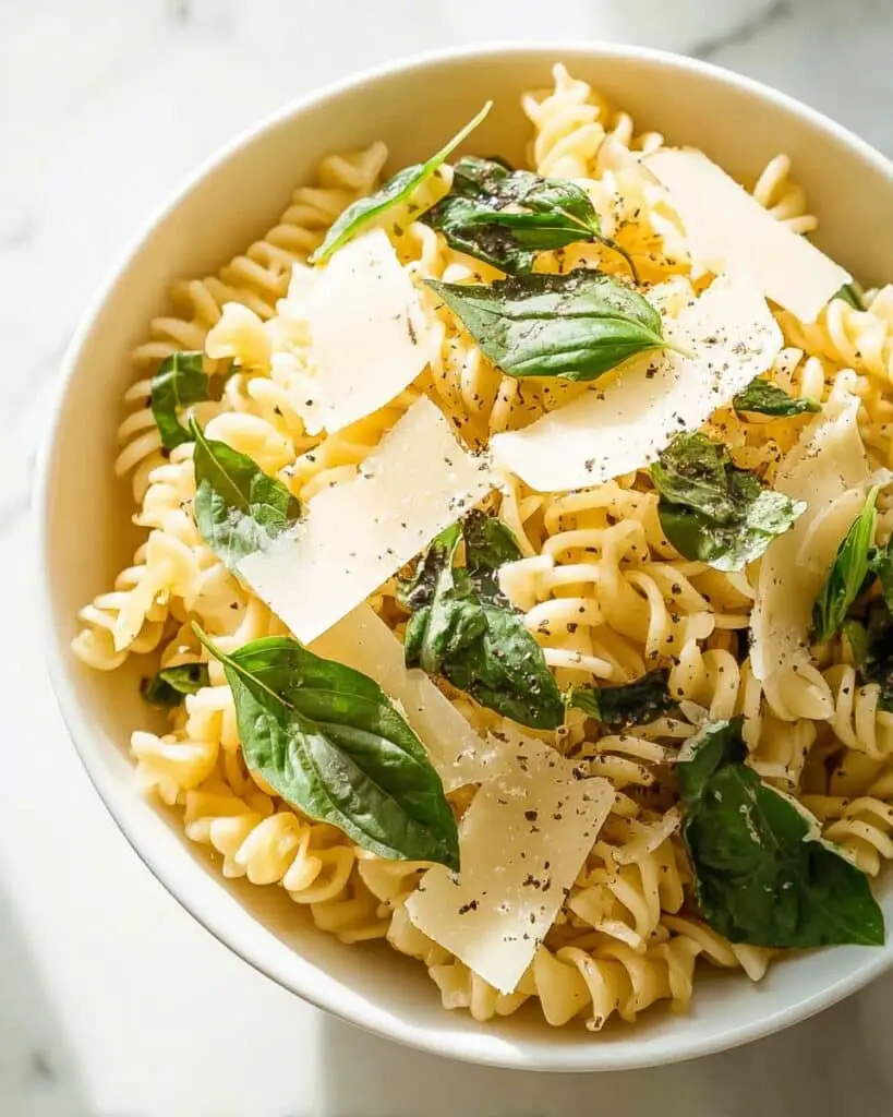 Basil Lemon Pasta Salad Recipe