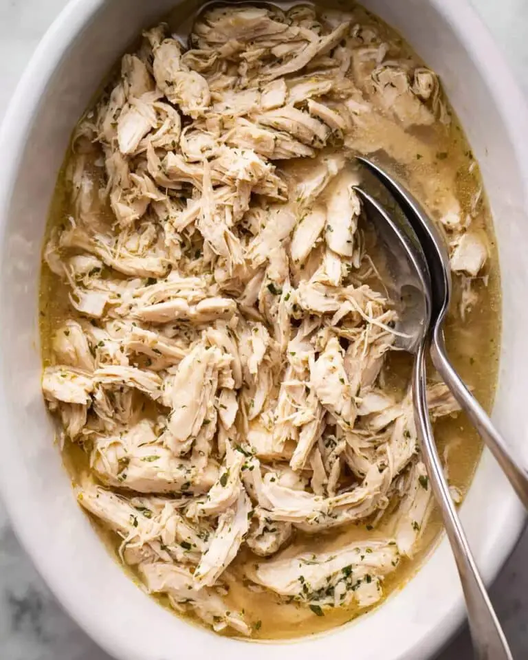 Juicy Crockpot Shredded Chicken Recipe
