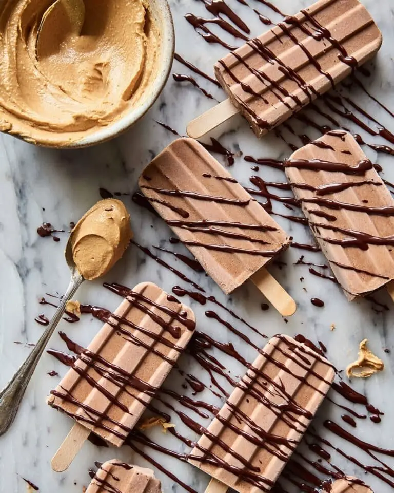 Chocolate Peanut Butter Banana Yogurt Pops Recipe
