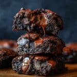 Delicious Flourless Dark Chocolate Brownie Cookies Recipe